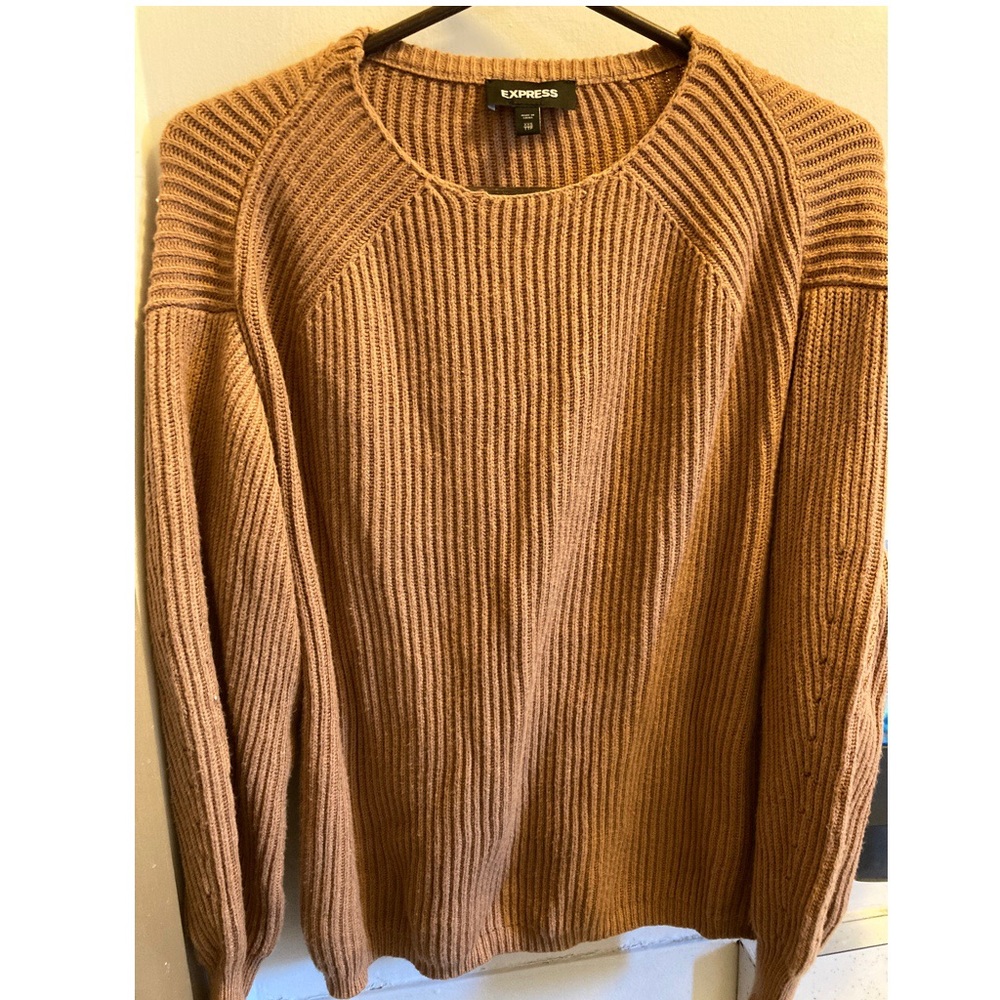 Express Oversized Brown Sweater